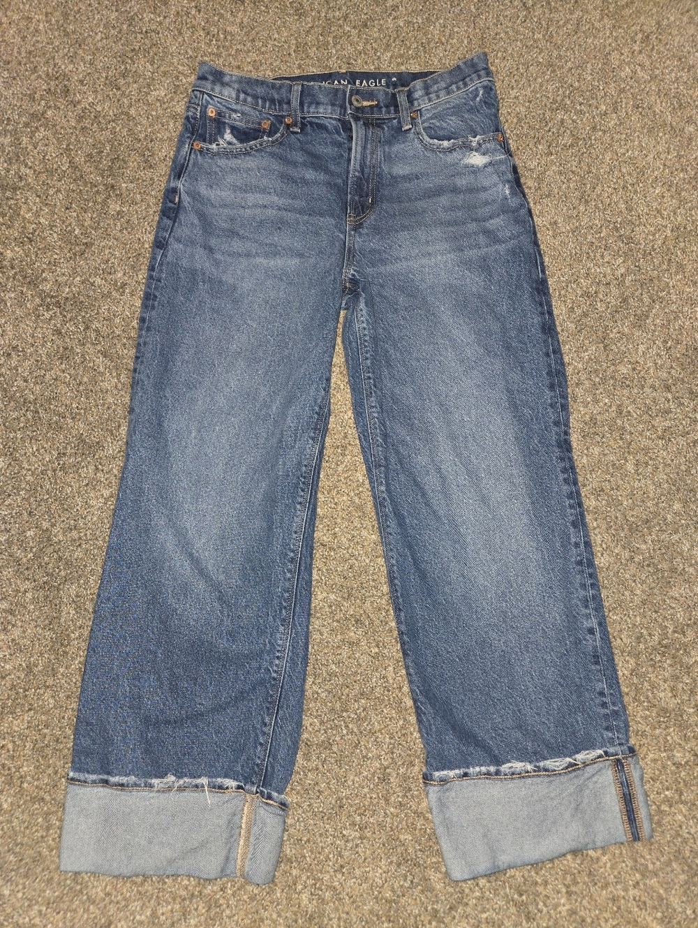 American Eagle, Stovepipe Jeans W/cuff